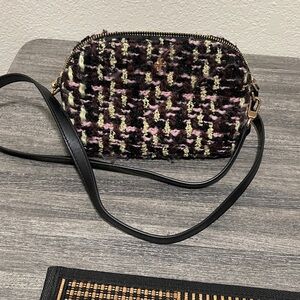 Tory Burch Multicolor Tweed Crossbody Bag